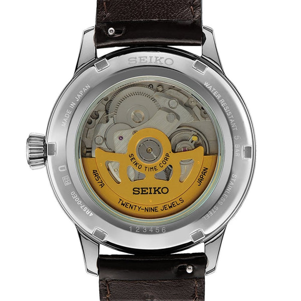 Seiko Presage Men's ‘Midnight Mockingbird’ Cocktail Time Watch