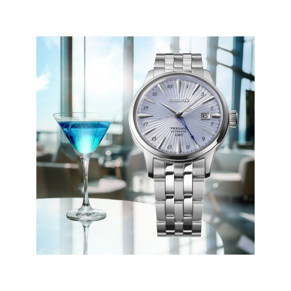 Seiko Presage Men's 'Skydiving' Cocktail Time Automatic GMT Watch