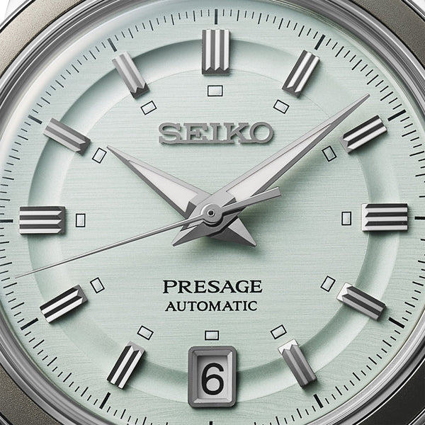 Seiko Presage Men's Style 60s Ice Green 39.5mm Automatic Watch