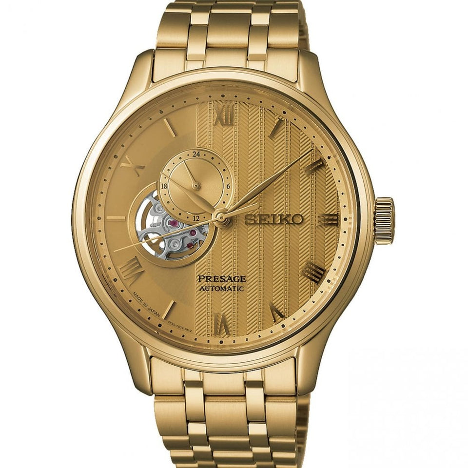 Seiko Presage Men's Zen Garden Kyoto Golden Age Bracelet Watch