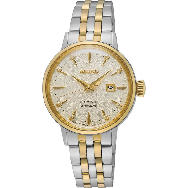 Seiko Presage Presage Cocktail Time ‘White Lady’ Diamond Twist