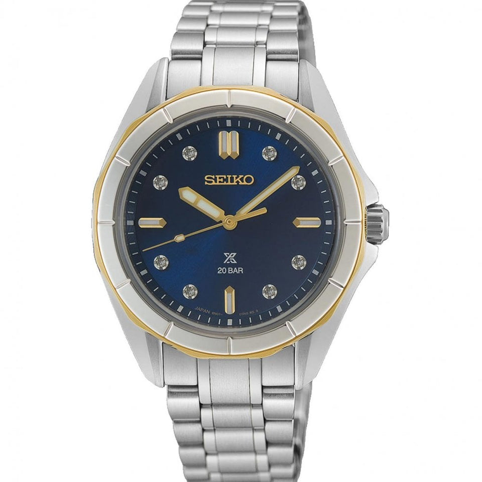 Seiko Prospex Ladies Marine Sport 'Nautical Navy' Bracelet Watch