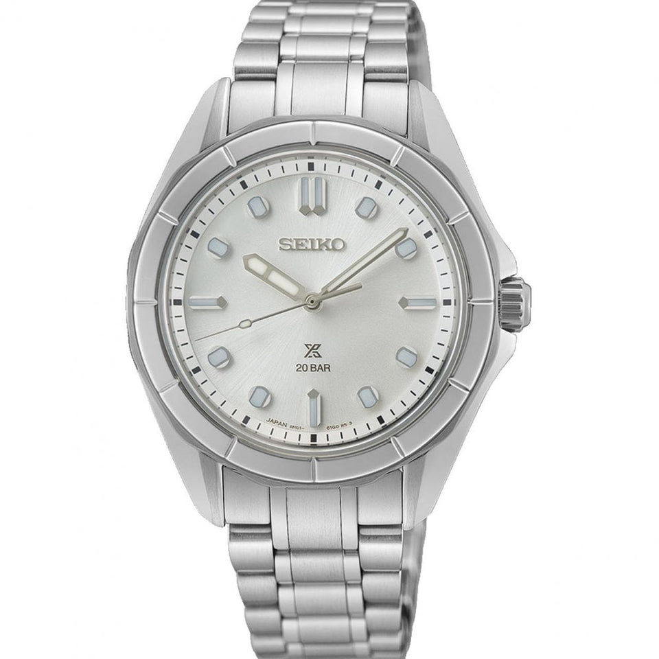 Seiko Prospex Ladies Marine Sports 'Silvery Sands' Bracelet Watch