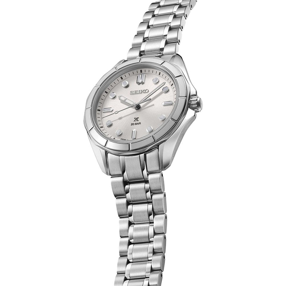 Seiko Prospex Ladies Marine Sports 'Silvery Sands' Bracelet Watch