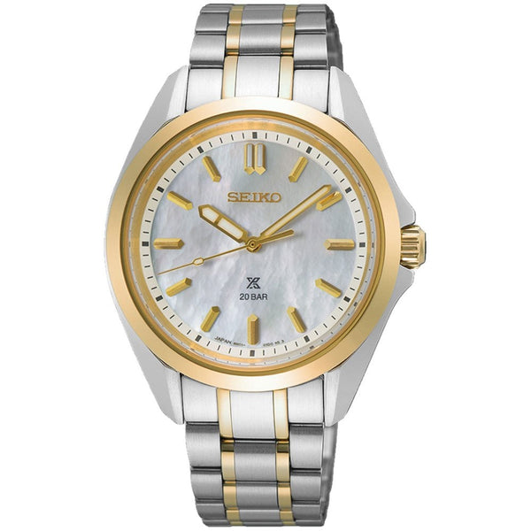 Seiko Prospex Ladies Marine Sports Two Tone Quartz Watch