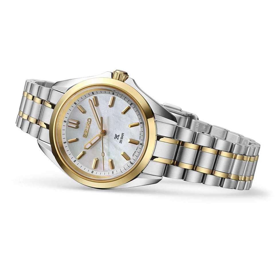 Seiko Prospex Ladies Marine Sports Two Tone Quartz Watch