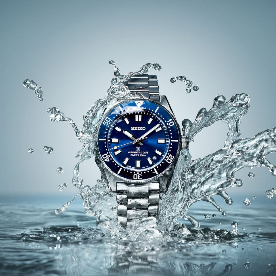Seiko Prospex Men's 1965 Revival 3-Day Scuba Blue 300m Diver’s Watch