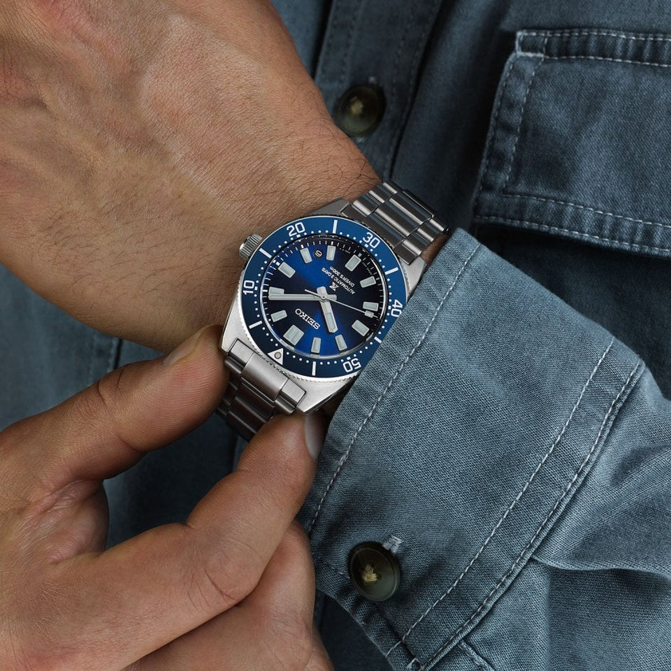 Seiko Prospex Men's 1965 Revival 3-Day Scuba Blue 300m Diver’s Watch