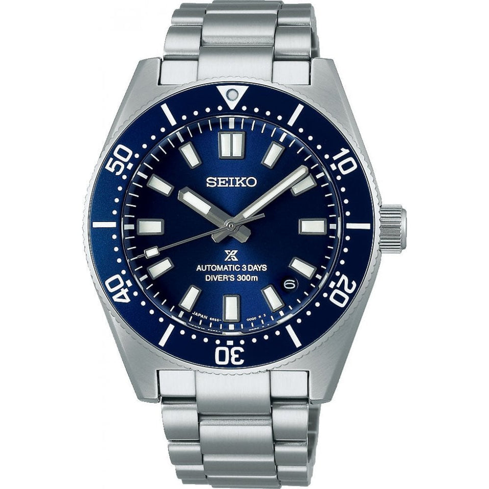 Seiko Prospex Men's 1965 Revival 3-Day Scuba Blue 300m Diver’s Watch