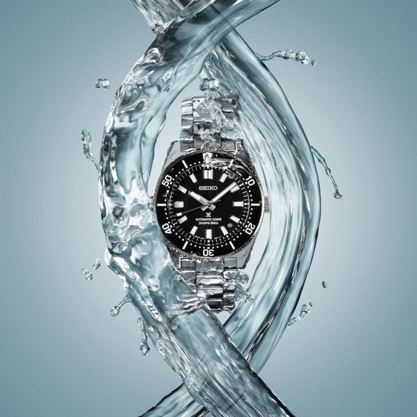 Seiko Prospex Men's 1965 Revival Cove Black 3-day 300m Diver’s Watch