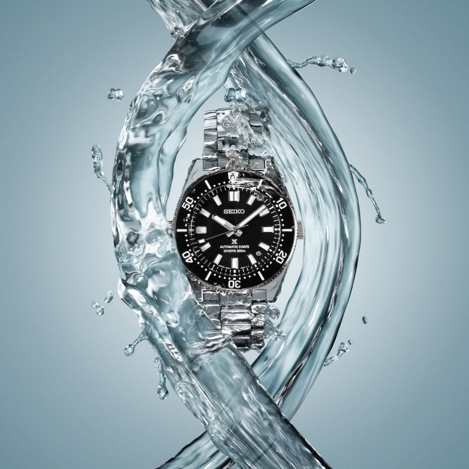 Seiko Prospex Men's 1965 Revival Cove Black 3-day 300m Diver’s Watch