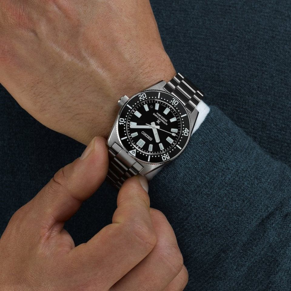 Seiko Prospex Men's 1965 Revival Cove Black 3-day 300m Diver’s Watch