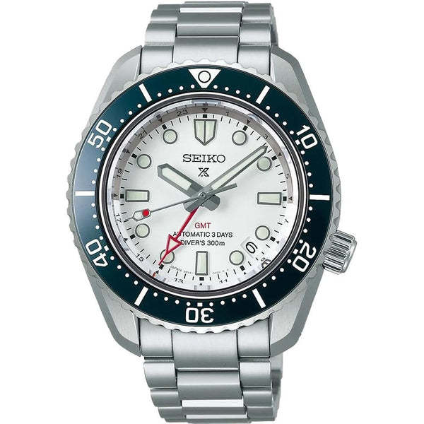 Seiko Prospex Men's 1968 Heritage White Dial GMT Diver Watch