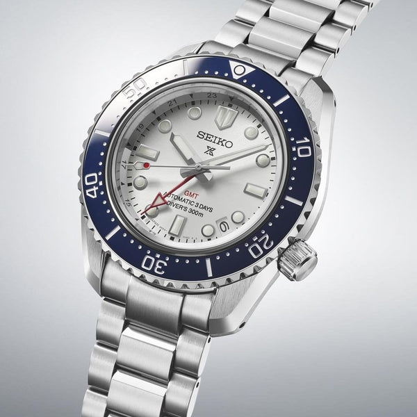 Seiko Prospex Men's 1968 Heritage White Dial GMT Diver Watch