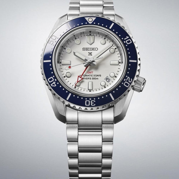 Seiko Prospex Men's 1968 Heritage White Dial GMT Diver Watch