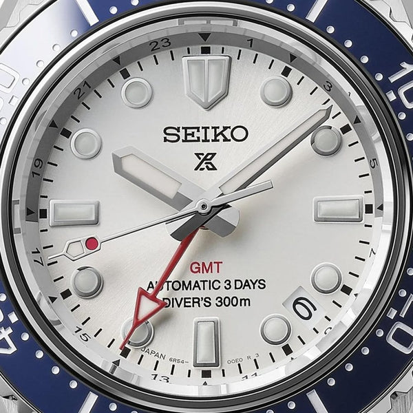 Seiko Prospex Men's 1968 Heritage White Dial GMT Diver Watch