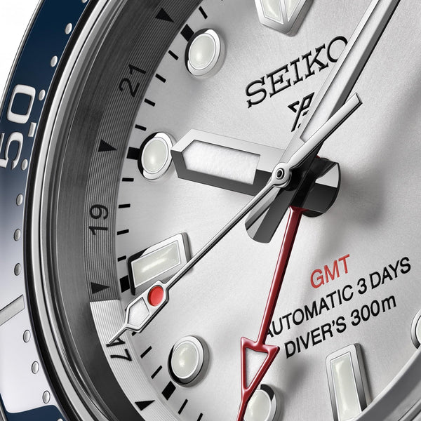 Seiko Prospex Men's 1968 Heritage White Dial GMT Diver Watch