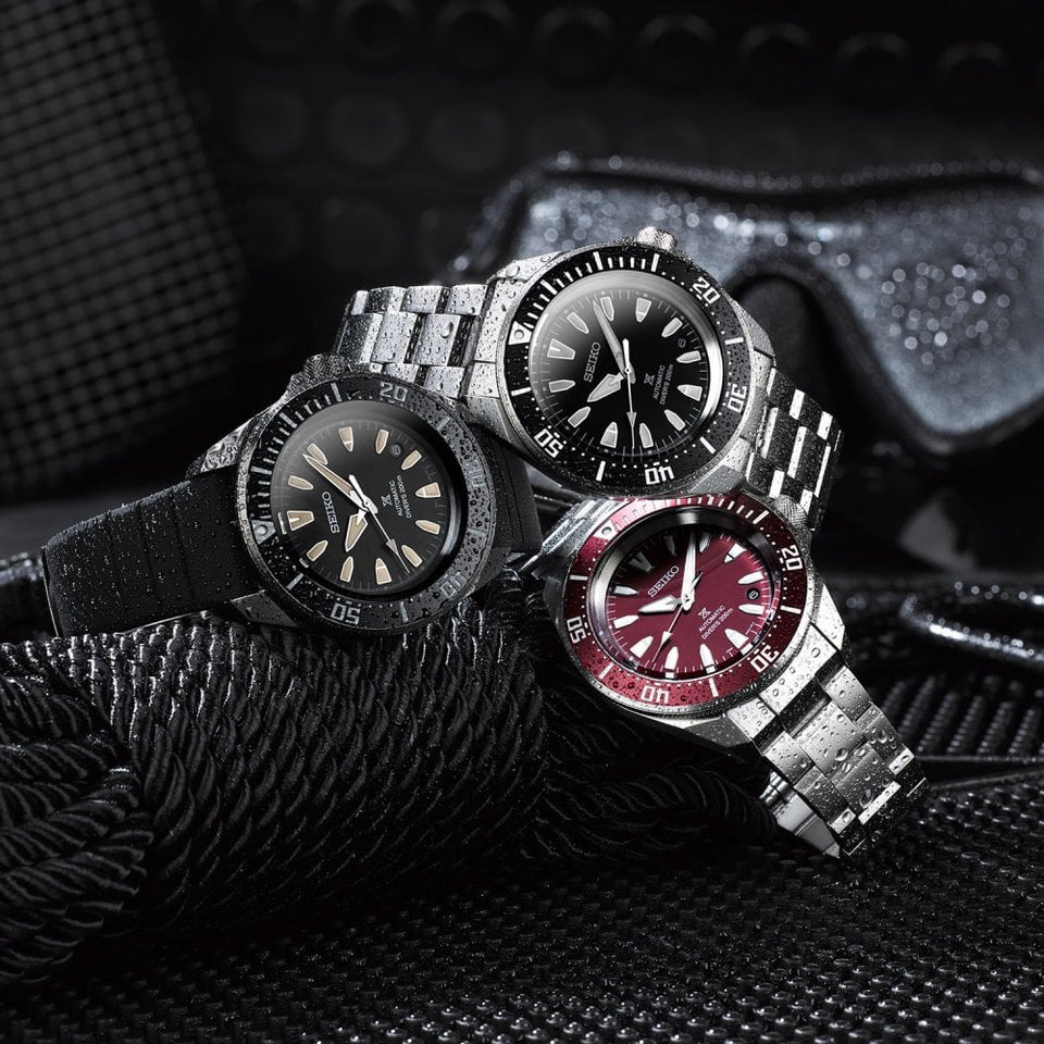 Seiko Prospex Men's 4R Black ‘Shog-urai’ Diver’s 42mm Watch