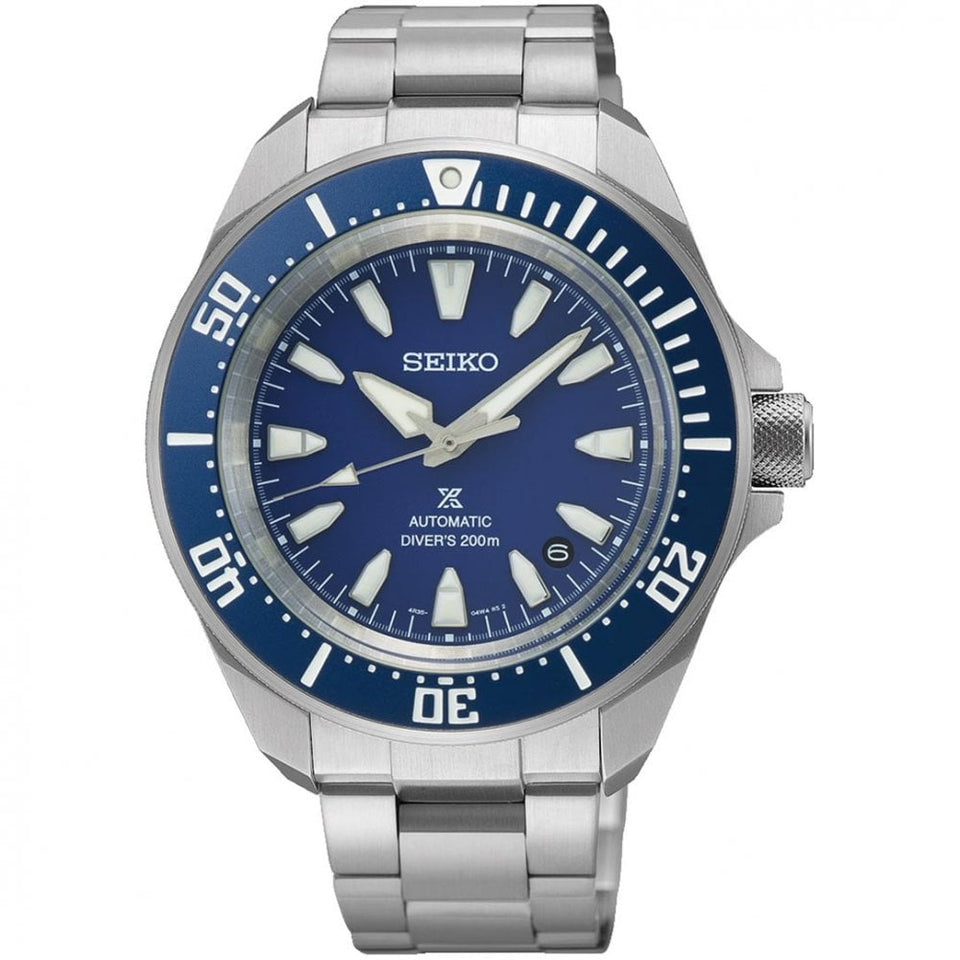 Seiko Prospex Men's 4R Compact Blue Dial Mechanical Diver Watch