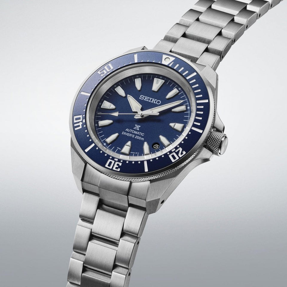 Seiko Prospex Men's 4R Compact Blue Dial Mechanical Diver Watch