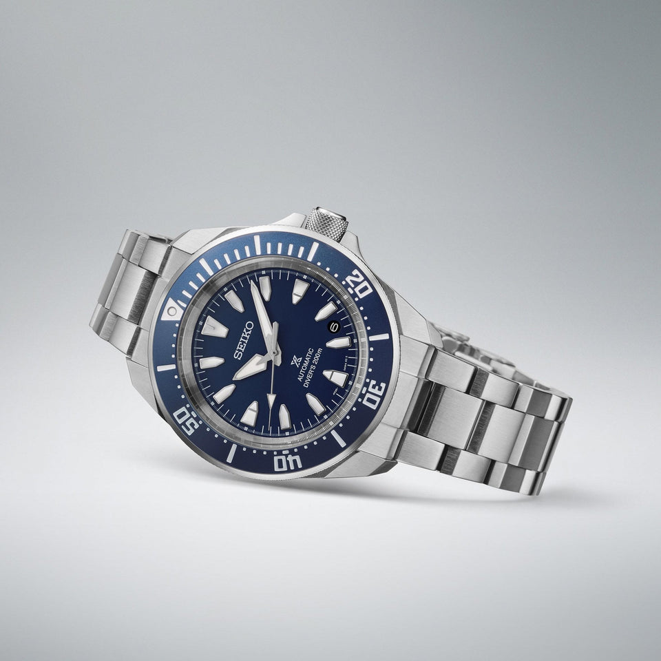 Seiko Prospex Men's 4R Compact Blue Dial Mechanical Diver Watch