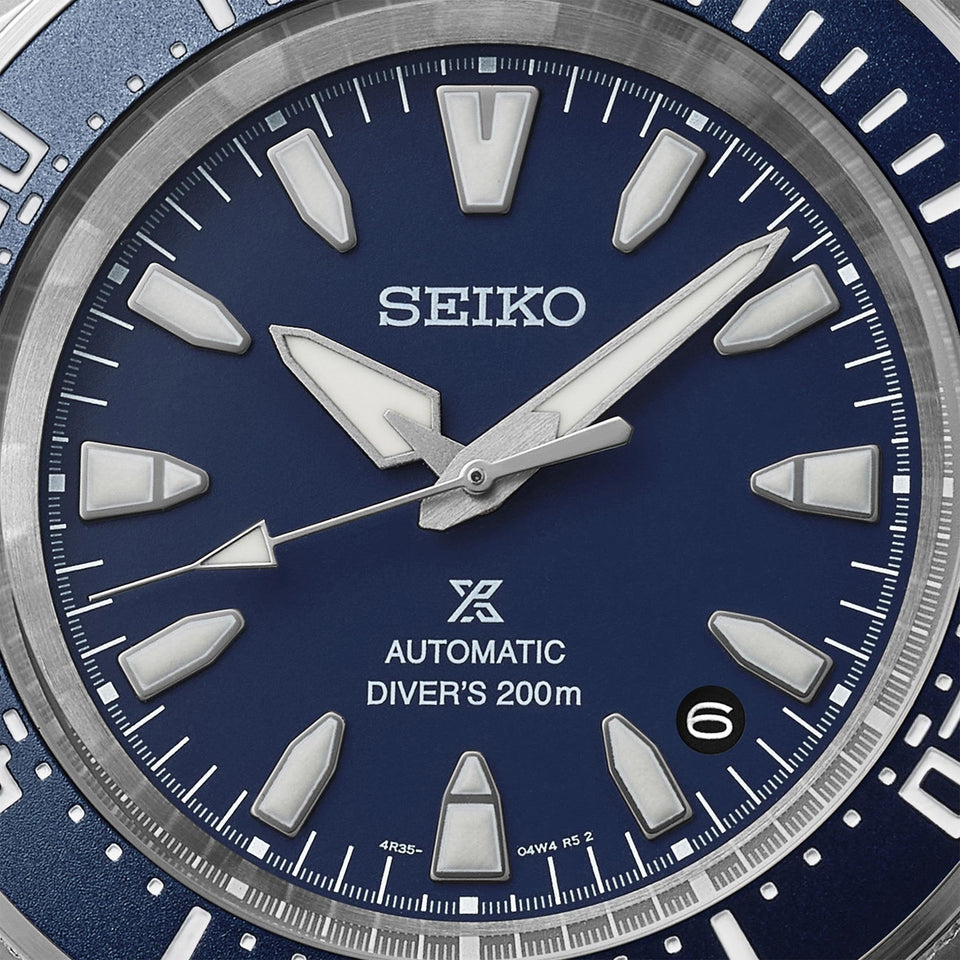 Seiko Prospex Men's 4R Compact Blue Dial Mechanical Diver Watch
