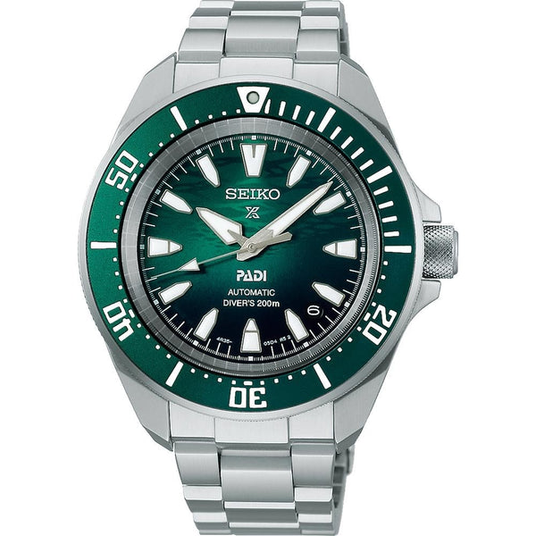 Seiko Prospex Men's 60th Anniversary PADI Green Dial Bracelet Watch