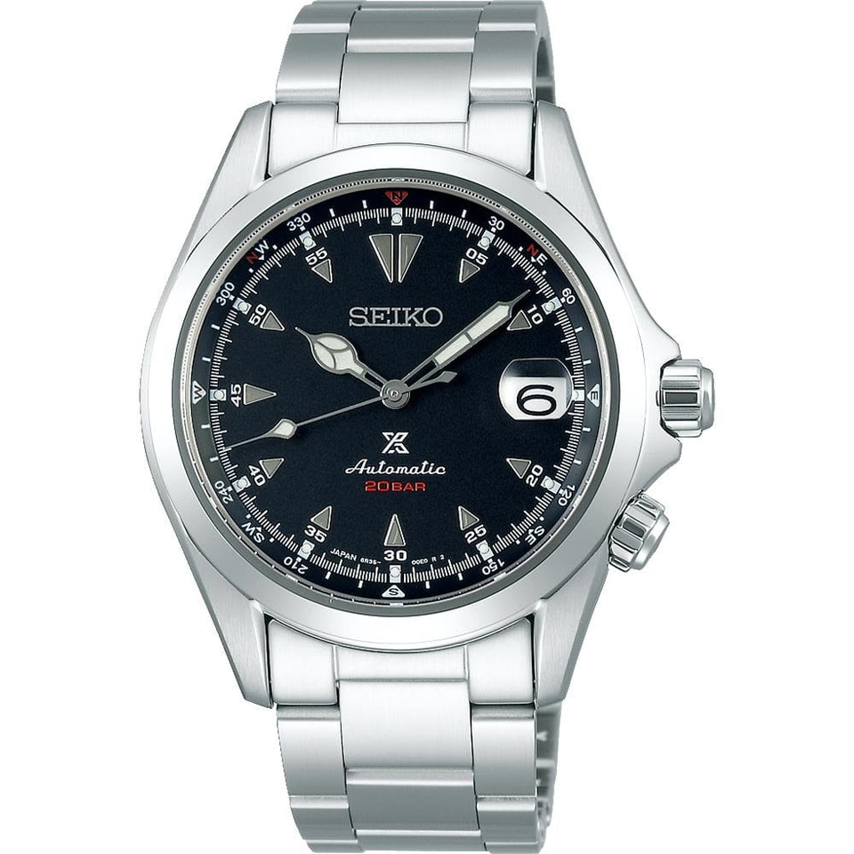 Seiko Prospex Men's Alpinist Automatic Watch - Black Dial
