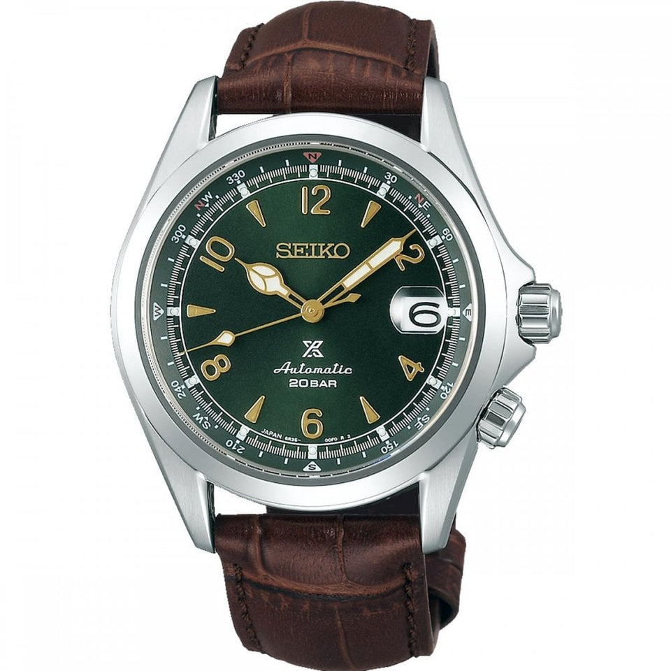 Seiko Prospex Men's Alpinist Automatic Watch Green Dial
