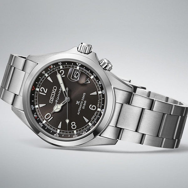 Seiko Prospex Men's Alpinist 'Summit Black' Dial Automatic Bracelet Watch