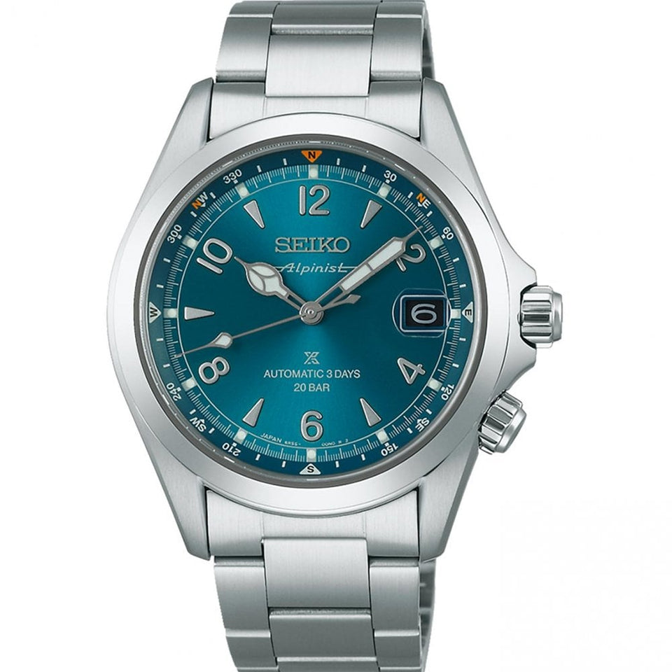 Seiko Prospex Men's Alpinist 'Tealpine' Dial Automatic Bracelet Watch
