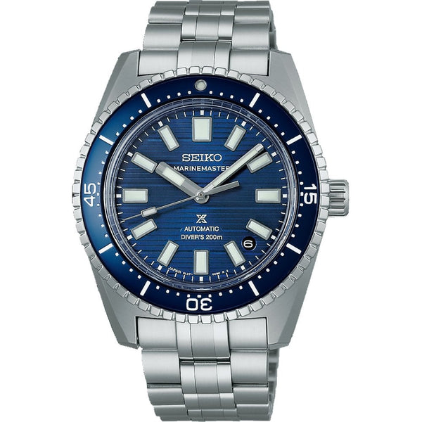 Seiko Prospex Men's Blue-Water Navy ‘Marinemaster’ 1965 Diver’s Re-interpretation Watch