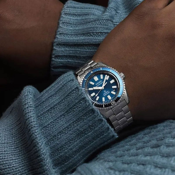 Seiko Prospex Men's Blue-Water Navy ‘Marinemaster’ 1965 Diver’s Re-interpretation Watch