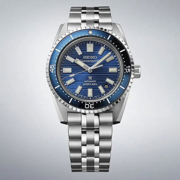 Seiko Prospex Men's Blue-Water Navy ‘Marinemaster’ 1965 Diver’s Re-interpretation Watch