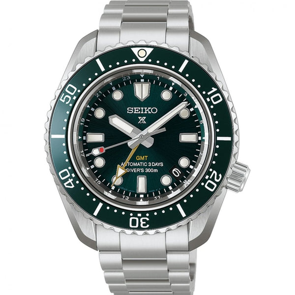 Seiko Prospex Men's Diver 1968 Pacific Green 300m Heritage GMT Watch