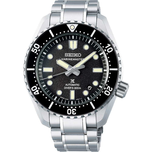 Seiko Prospex Men's High Contrast Black Marinemaster 1968 Reinterpretation Diver's Watch