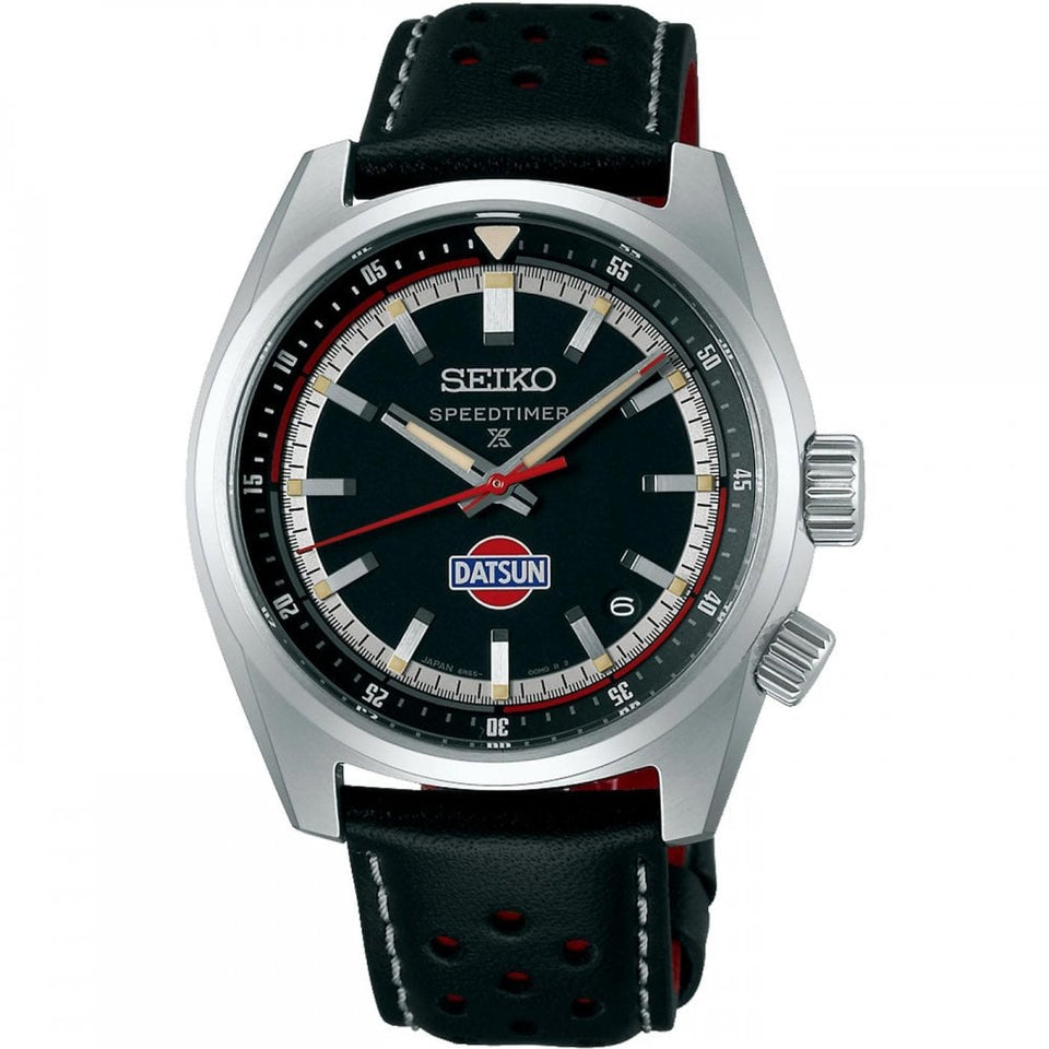 Seiko Prospex Men's Limited Edition DATSUN Fairlady Z Leather Strap Watch (XXXX/2500)