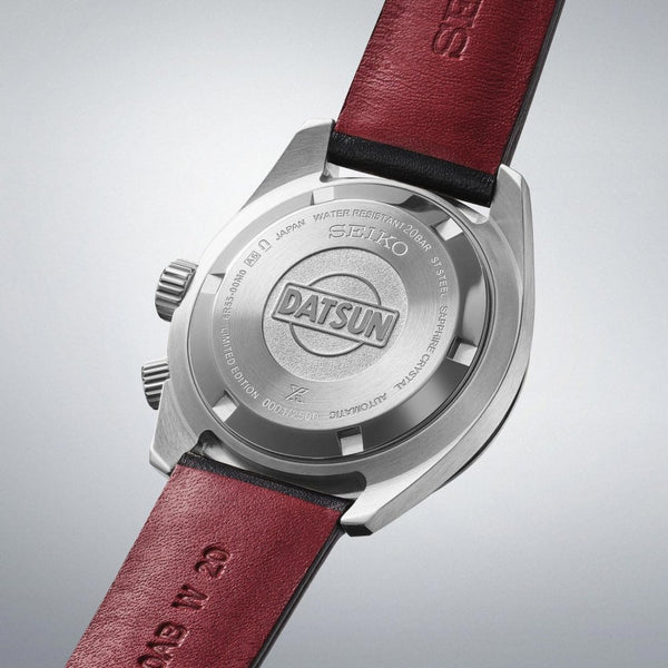 Seiko Prospex Men's Limited Edition DATSUN Fairlady Z Leather Strap Watch (XXXX/2500)