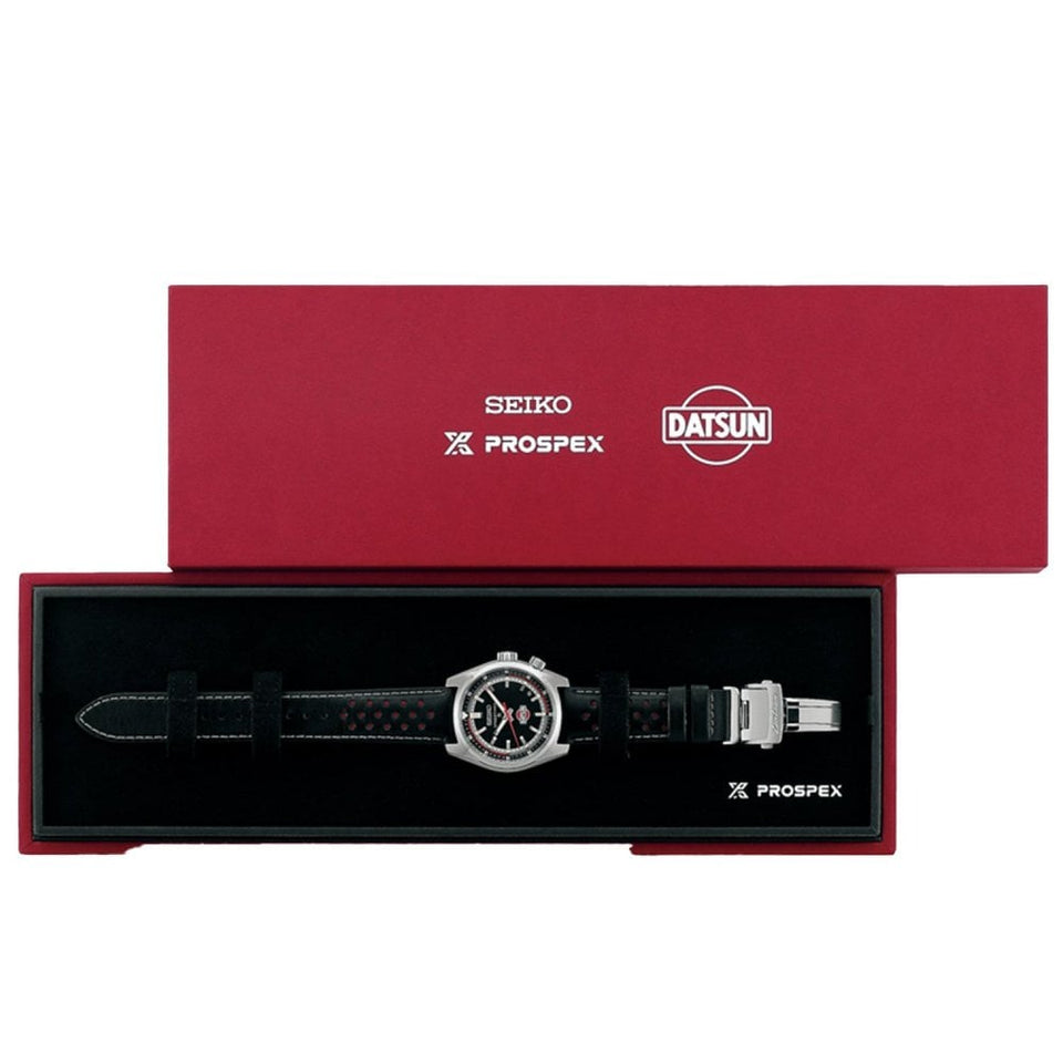 Seiko Prospex Men's Limited Edition DATSUN Fairlady Z Leather Strap Watch (XXXX/2500)