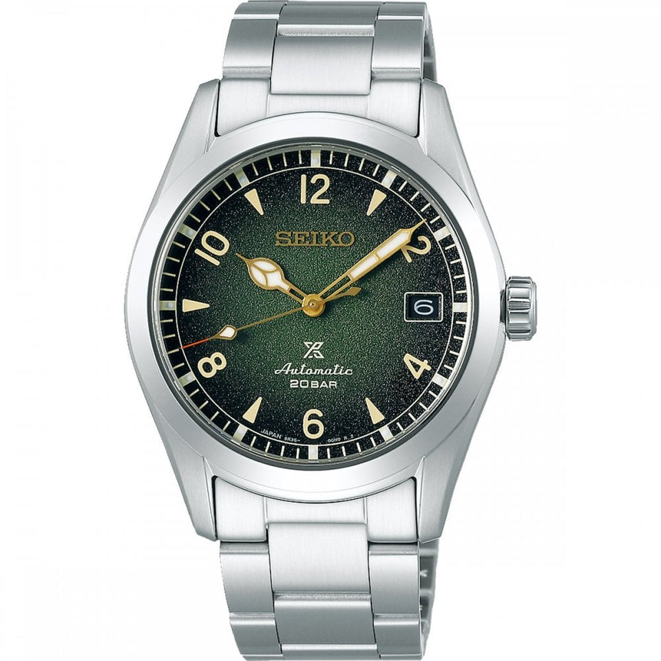 Seiko Prospex Men's Mini Alpinist 38mm Watch | Green Dial