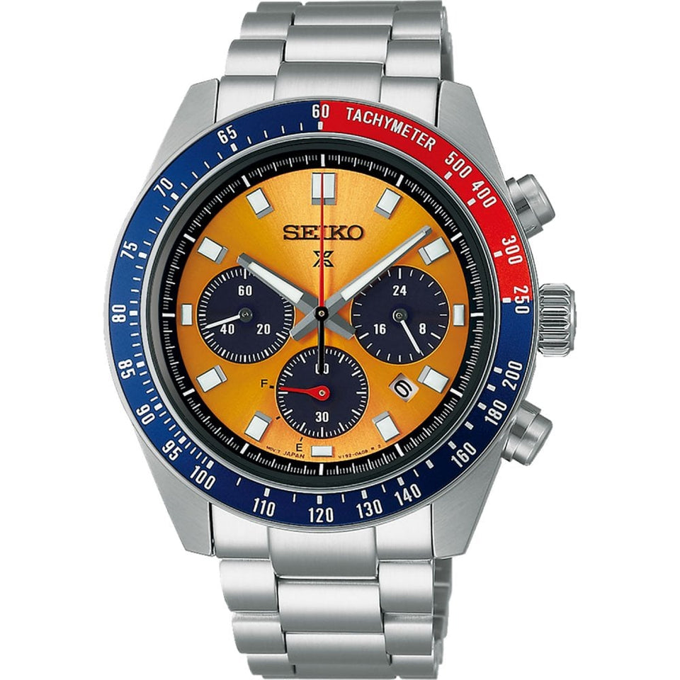Seiko Prospex Men's ‘Pogue’ Solar Speedtimer Chronograph Watch