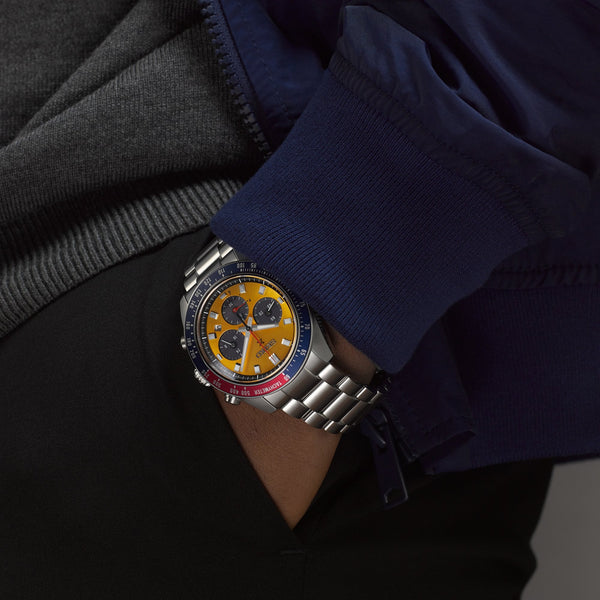 Seiko Prospex Men's ‘Pogue’ Solar Speedtimer Chronograph Watch