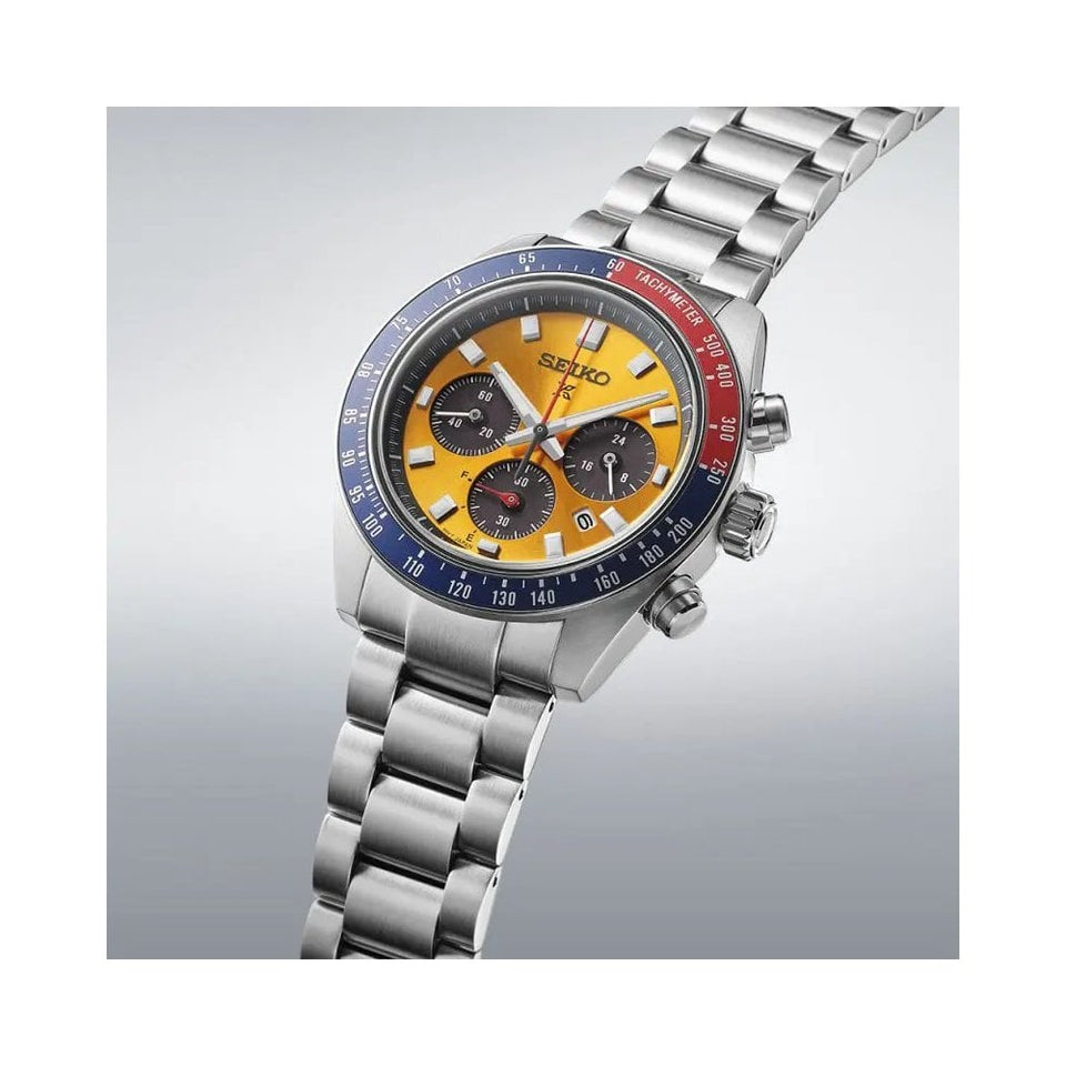 Seiko Prospex Men's ‘Pogue’ Solar Speedtimer Chronograph Watch