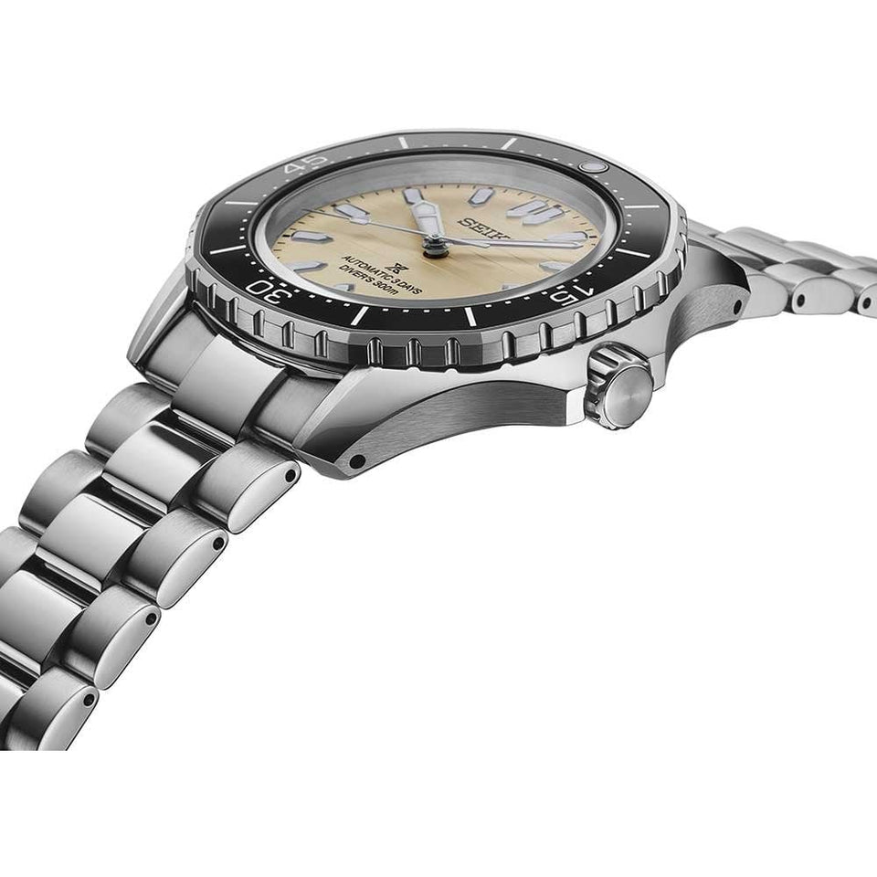 Seiko Prospex Men's Polygonal White Diver's Watch in Pearl