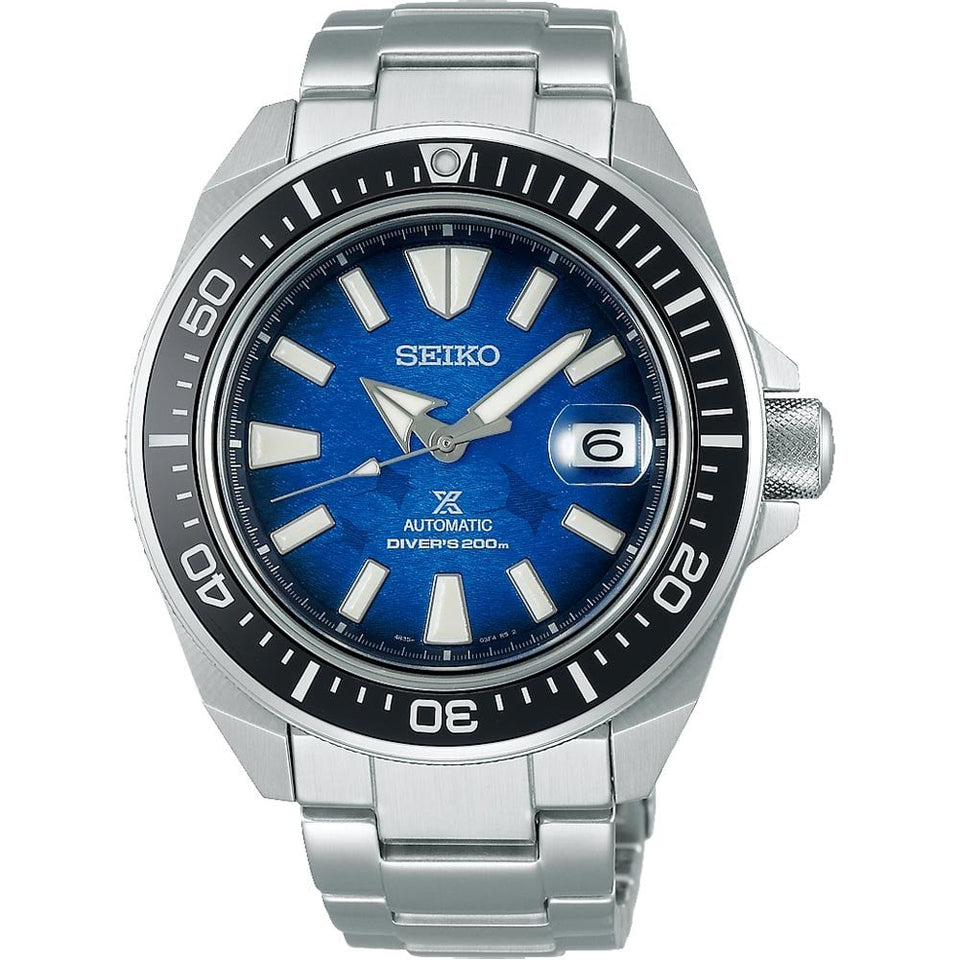 Seiko Prospex Men's Save The Ocean Manta Ray Samurai Diver's Watch