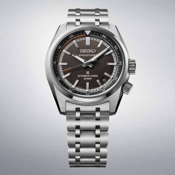 Seiko Prospex Men's Speedtimer Compact Countdown Black Dial Watch