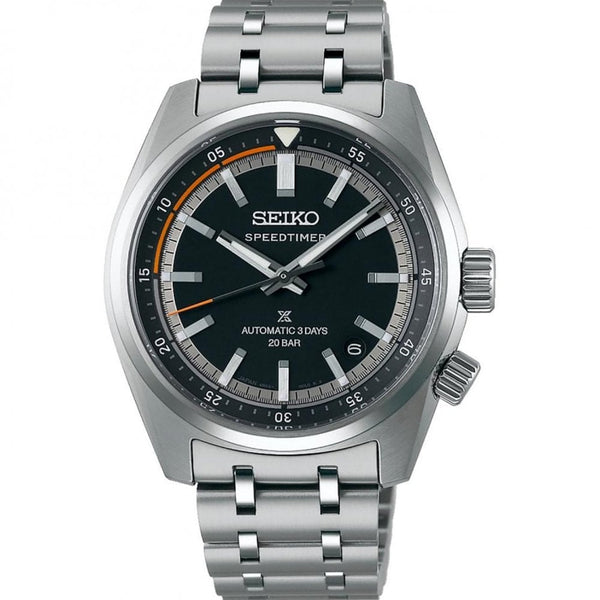 Seiko Prospex Men's Speedtimer Compact Countdown Black Dial Watch