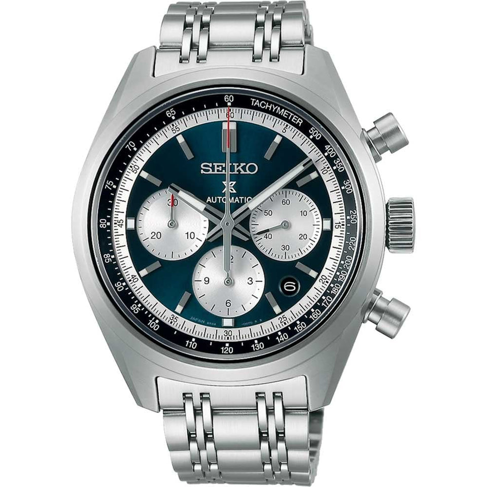 Seiko Prospex Men's Speedtimer ‘Sunrise Blue’ 1972 Mechanical Chronograph Watch