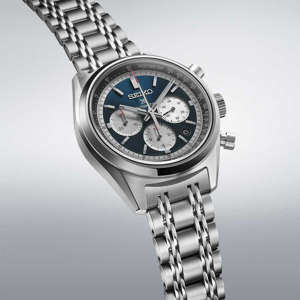 Seiko Prospex Men's Speedtimer ‘Sunrise Blue’ 1972 Mechanical Chronograph Watch