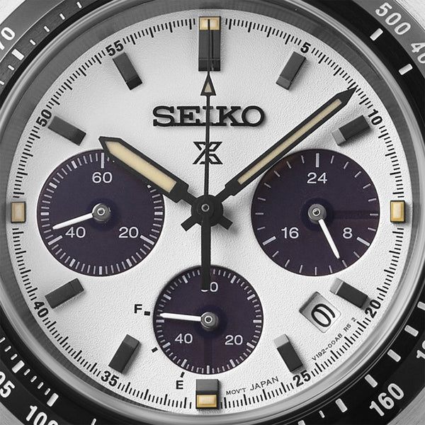 Seiko Prospex Men's Speedtimer 'Youngtimer' Monochrome Solar Watch